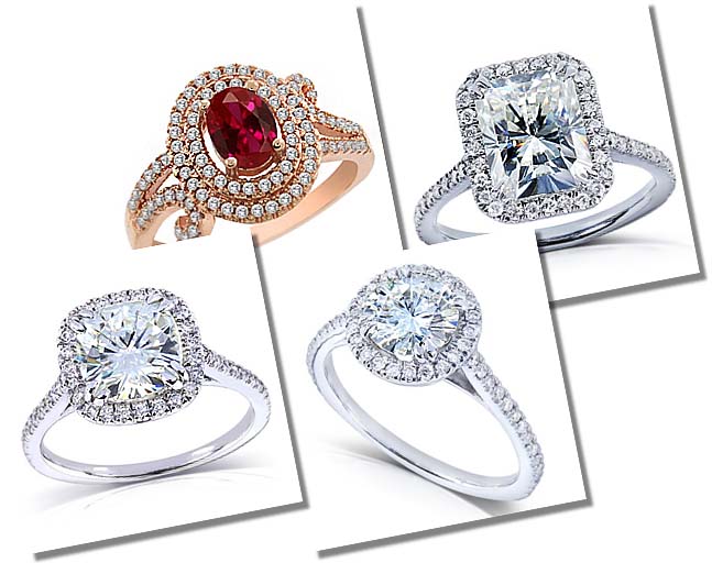 Amazon diamond alternative engagement rings collection