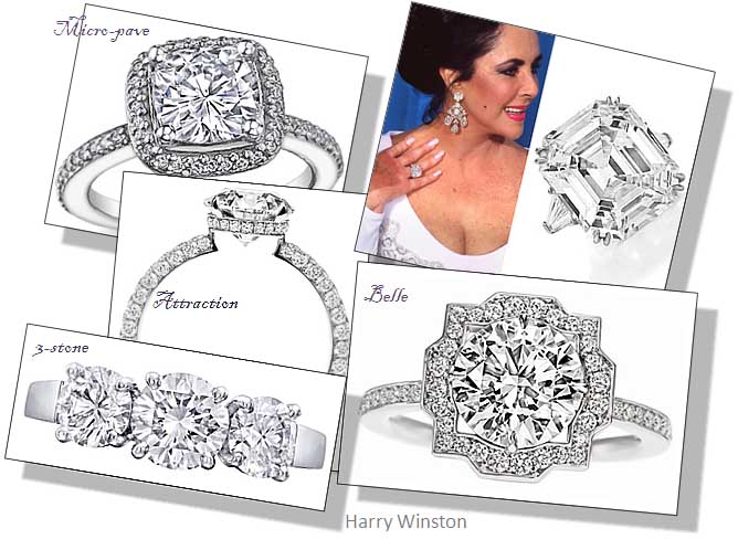 Harry Winston Platinum Solitaire Diamond Ring – Select Antique Jewelry